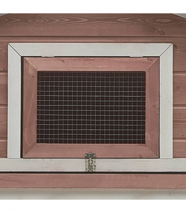 Rabbit Hutch Mocha 303x60x86 cm Solid Pine & Fir Wood