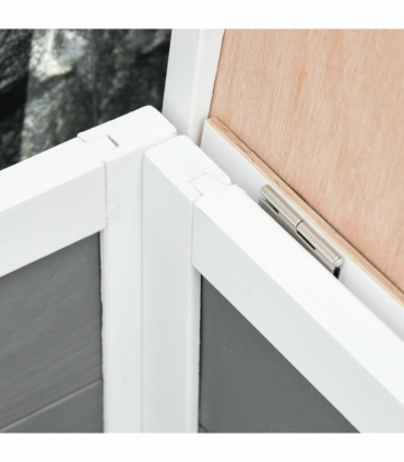 Rabbit Hutch Small Animal Cage Pet Run Cover, with Water-resistant Asphalt Roof