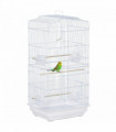 Rabbit Hutch for Two Rabbits Outdoor Guinea Pig Cage w/ Removable Trays, Grey