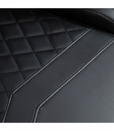 Racing Gaming Chair PU Leather Gamer Recliner Home Office, Black