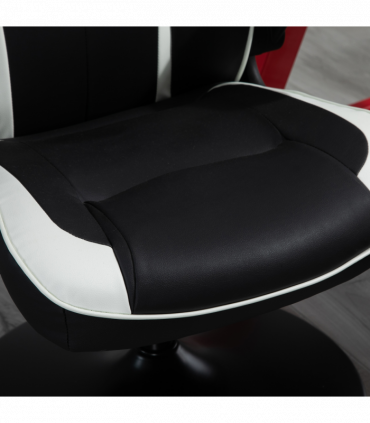 Racing Office Chair PVC Leather Computer Gaming Height Adjustable