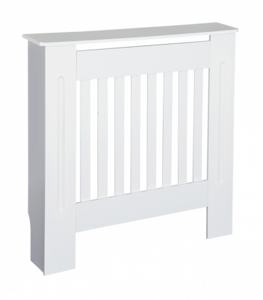 Radiator Cover Wooden Cabinet Shelving Home Office Vertical Slattted Vent