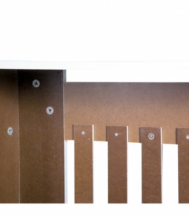 Radiator Cover Wooden Cabinet Shelving Home Office Vertical Slattted Vent