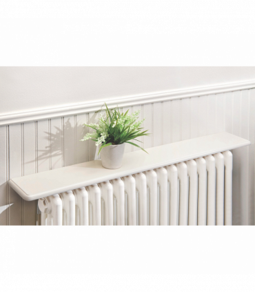 Radiator Shelf 115.5cm - White satin finish