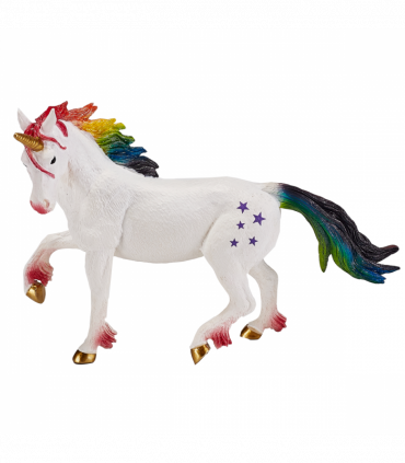 Rainbow Unicorn Toy  Fantasy Mythical Horse Figurine