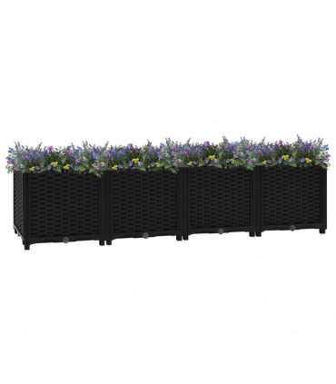 vidaXL Raised Bed 160x40x38 cm Polypropylene