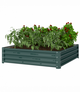 Raised Garden Bed Gardner Frame Outdoor Planter Kit Flower Vegetables Green