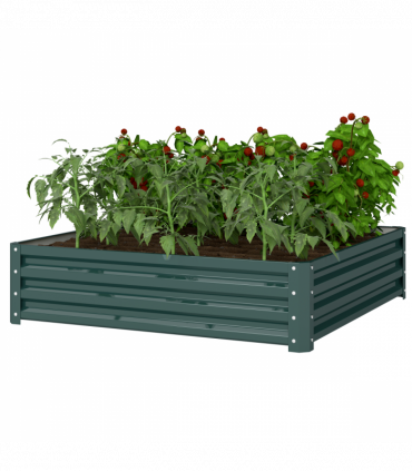 Raised Garden Bed Gardner Frame Outdoor Planter Kit Flower Vegetables Green