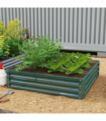 Raised Garden Bed Gardner Frame Outdoor Planter Kit Flower Vegetables Green