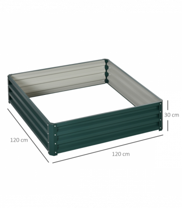 Raised Garden Bed Gardner Frame Outdoor Planter Kit Flower Vegetables Green