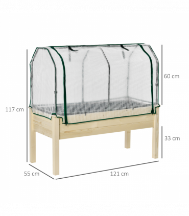 Raised Garden Bed Greenhouse Cover Planter Box