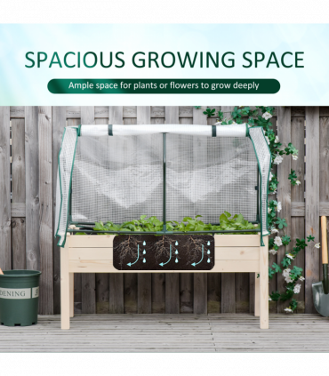 Raised Garden Bed Greenhouse Cover Planter Box