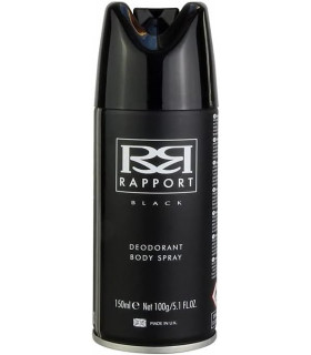 Rapport Black Deodorant Body Spray 150ml