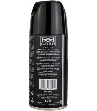 Rapport Black Deodorant Body Spray 150ml