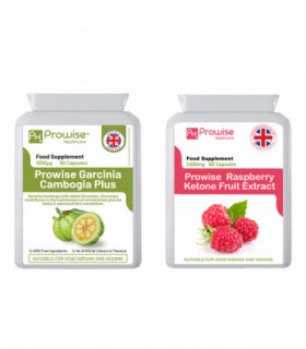 Raspberry Ketones + Garcinia Cambogia by Prowise Healthcare