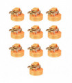 Ratchet Tie Down Straps 10 pcs 1 Tonnes 6mx38mm Orange