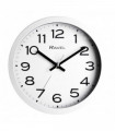 Ravel 25cm White Dial White Wall Clock R.WC.25.4