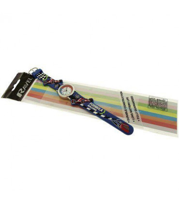 Ravel Children Boys 3D Cartoon Time Teacher Watch Racing Car R1513.31B