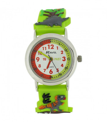 Ravel Children Girls & Boys 3D Cartoon Time Teacher Watch Dinosaur R1513.59