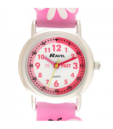 Ravel Children Girls 3D Cartoon Time Teacher Watch Bee R1513.83