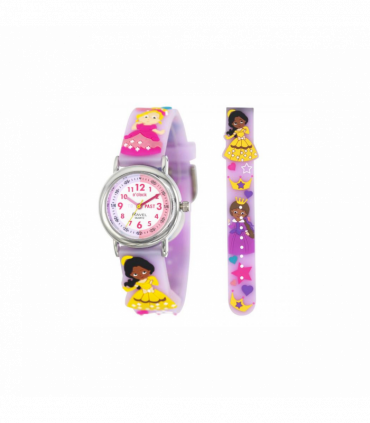 Ravel Children Girls 3D Cartoon Time Teacher Watch Lilac Princess R1513.96