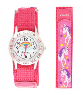 Ravel Children's Kids Easy Fasten Unicorn Watch R1507.60