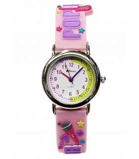 Ravel Children Girls 3D Cartoon Time Teacher Watch Pop Star R1513.48P