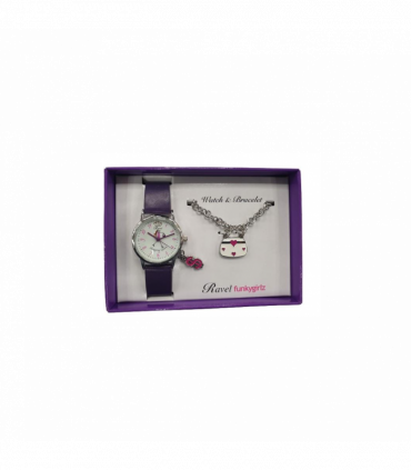 Ravel Funkygirlz fashion watch & Bracelet  R3302