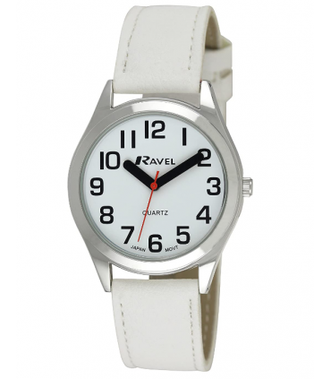 Ravel Mens Classic Strap White Watch R0125.04.1