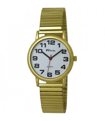 Ravel Mens Watch Gilt Expander Strap Watch R0208.01.1s