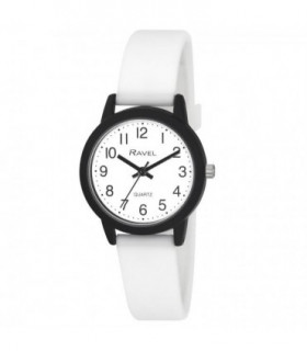 Ravel Girls & Boys Sports White Silicone Watch R1813.4