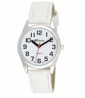 Ravel Womens Classic Strap White Watch R0125.04.2