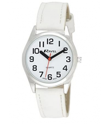 Ravel Womens Classic Strap White Watch R0125.04.2