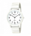 Ravel Mens Bold Number White Dial Gold Expander Bracelet Watch R0232.21.1