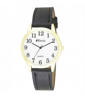 Ravel Mens Classic Leather Strap Watch R0132.02.1