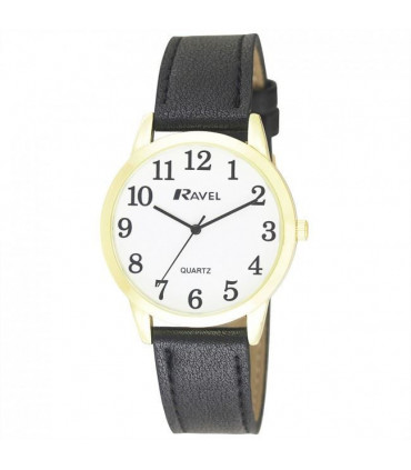 Ravel Mens Classic Leather Strap Watch R0132.02.1