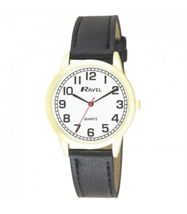Ravel Mens Classic Leather Strap Watch R0132.12.1
