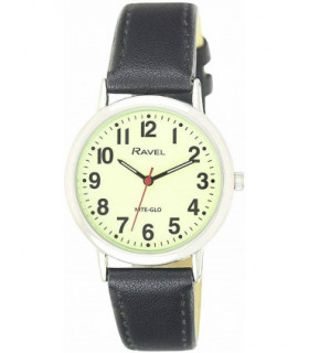 Ravel Mens Basic Glow in The Dark Luminous Dial Watch  R.GL.03