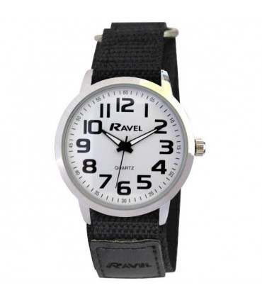 Ravel Mens Velcro Sports Bold Arabic Dial Watch R1601.64.12