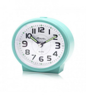 Ravel Pastille Oval Beep Quartz Alarm Clock Green RC046.11