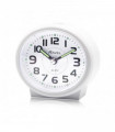 Ravel Pastille Oval Beep Quartz Alarm Clock White RC046.4