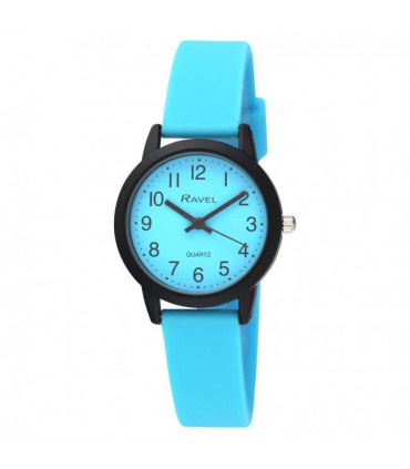 Ravel Girls & Boys Sports Blue Silicone Watch R1813.6