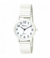 Ravel Ladies Bold Number White Dial Expander Bracelet Watch R0232.01.2