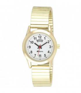 Ravel Womens Gilt Day/Date Expanding Bracelet Strap Watch R0706.19.2EX