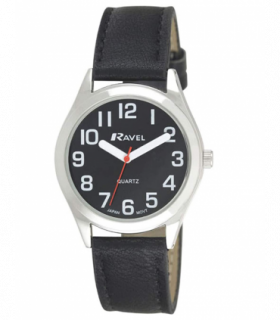 Ravel Womens Classic Strap Black Watch R0125.03.2