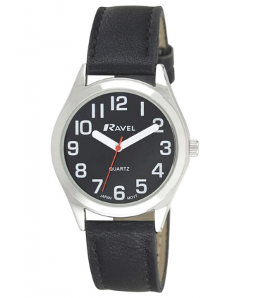 Ravel Womens Classic Strap Black Watch R0125.03.2