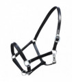 Real Leather Headcollar Stable Halter Adjustable Brown Full