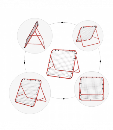 Rebounder Net  Practise Goal Play Kids Adults Baseball Soccer Training HOMCOM