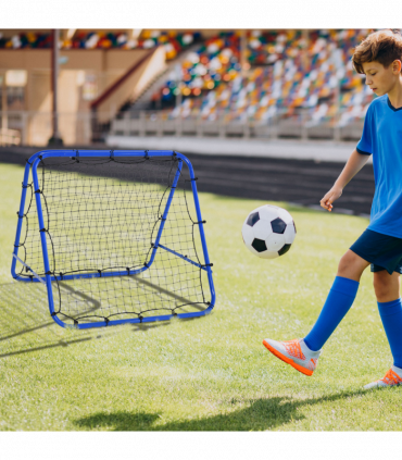 Rebounder Net Football Target Goal Training Adjustable Angles HOMCOM