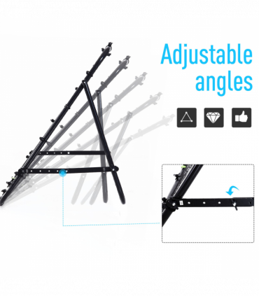 Rebounder Net Kids Adults Football Training Aid Practice Adjustable  HOMCOM